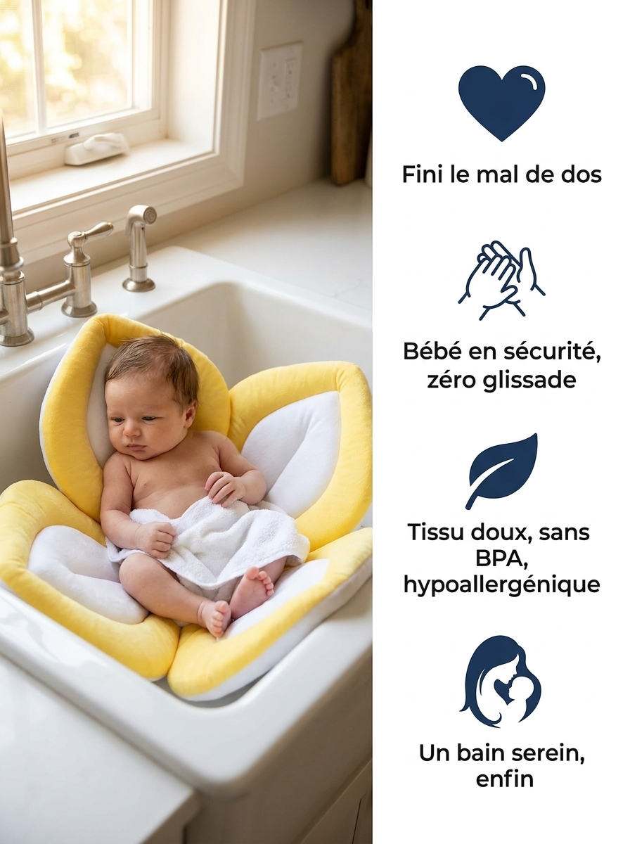 Bainely coussin de bain bébé