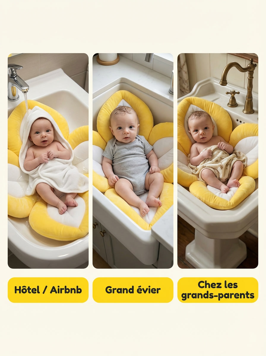 Bainely coussin de bain bébé